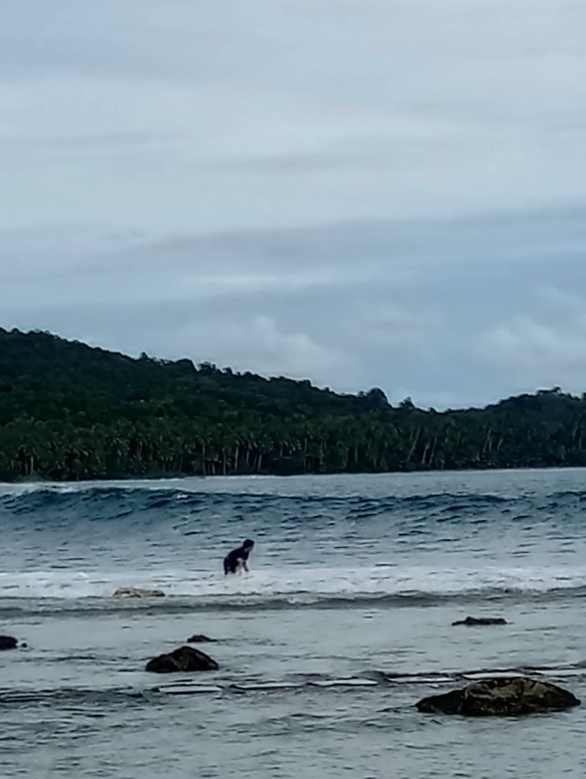 Surfing on Nias Island